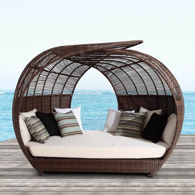 Hot Sale Rattan Outdoor Furniture Wicker Sun Chaise Lounge ...