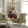 Ultra Mod Victorian Style Reclining Sofa Chair/Occasional Chair and Fireplace, Living Room Furniture Set, Leisure & Comfortable