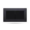 FIKO Wall 147 black aluminum twin blank panel cover plate baffle plate reservation plate 2 white boards the wall switch socket