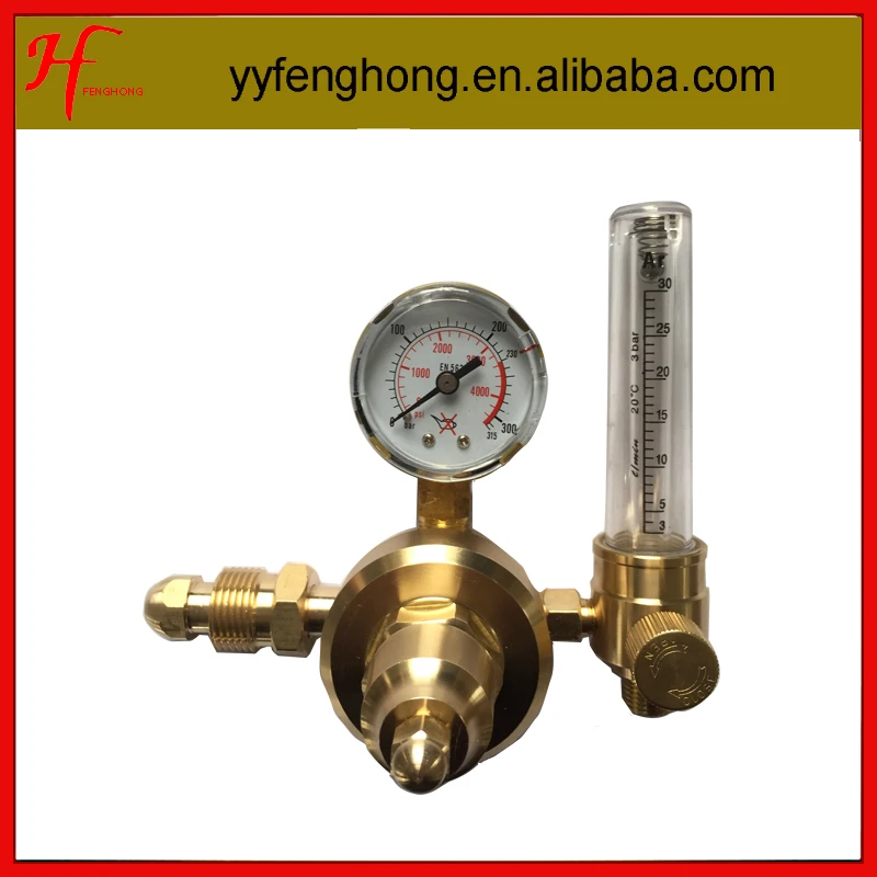 Full Brass Double Stage Argon Gas Regulator Buy Full Brass Regulator