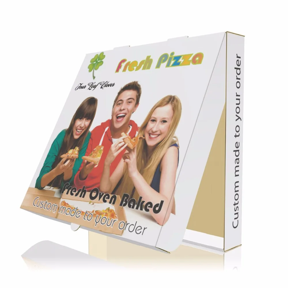Custom Takeaway Corrugated Paper Food Packing Box Cardboard Pizza Boxes