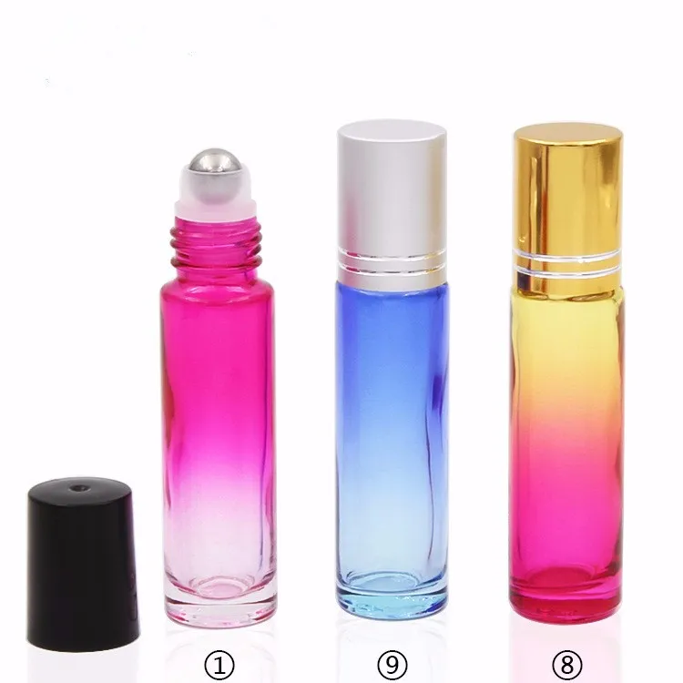 10ml Essential Oil Bottle Pearl Color Glass Roller Ball 10ml ...