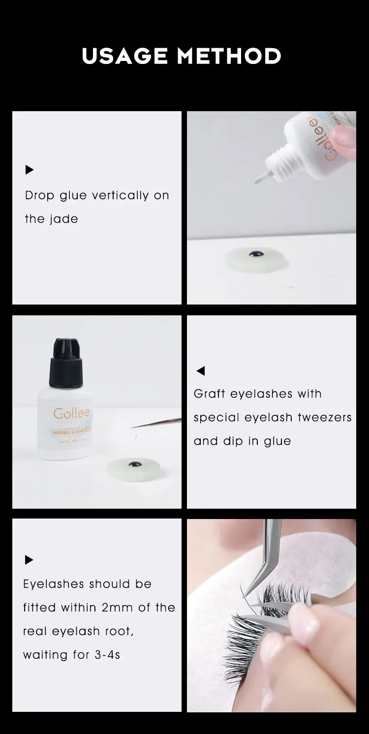 Eyelash Extension Glue Stacy Lash 34 Sec Drying Time 5ml Black Extra