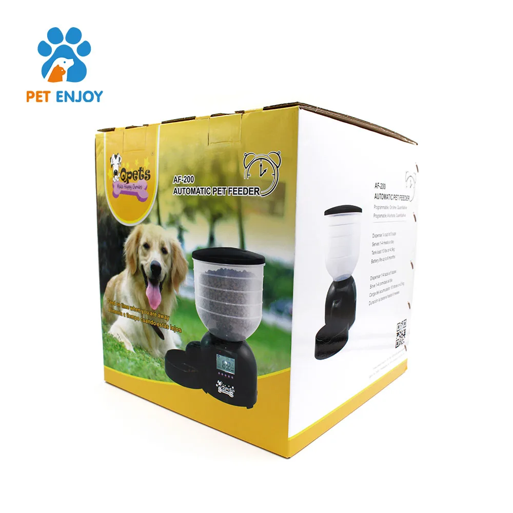 Pet Automatic Food Feeding Bowl Feeder with LCD Display, Big Capacity Food Holder for Dogs Cats Birls Indoor Feeding Bowl