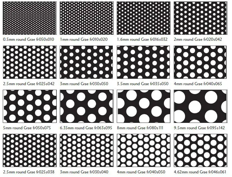 2023 Various Types Of Patterns Perforated Metal/slotted Hole Perforated ...