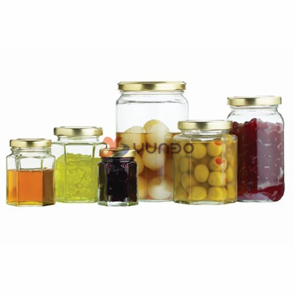 Kitchen Craft Home Made Hexagonal Jar with Twist-off Lid, 1.9oz (55ml).jpg