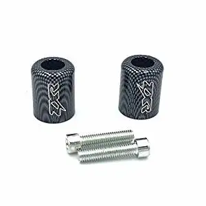 HK MOTO Motorcycle Carbon Fiber Hand Bar Ends For Kawasaki Ninja 250 500 ZX600 ZX6 636 ZZR600 ZX6R ZX6RR 650R ZX750 ZX7 ZX7R ZX900 ZX9 ZX9R Z1000 ZX10R