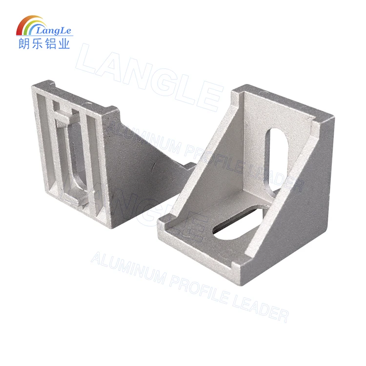 2020/4040 Profile Corner Bracket Aluminum Angle L Connector V Slot Extrusion 90° 