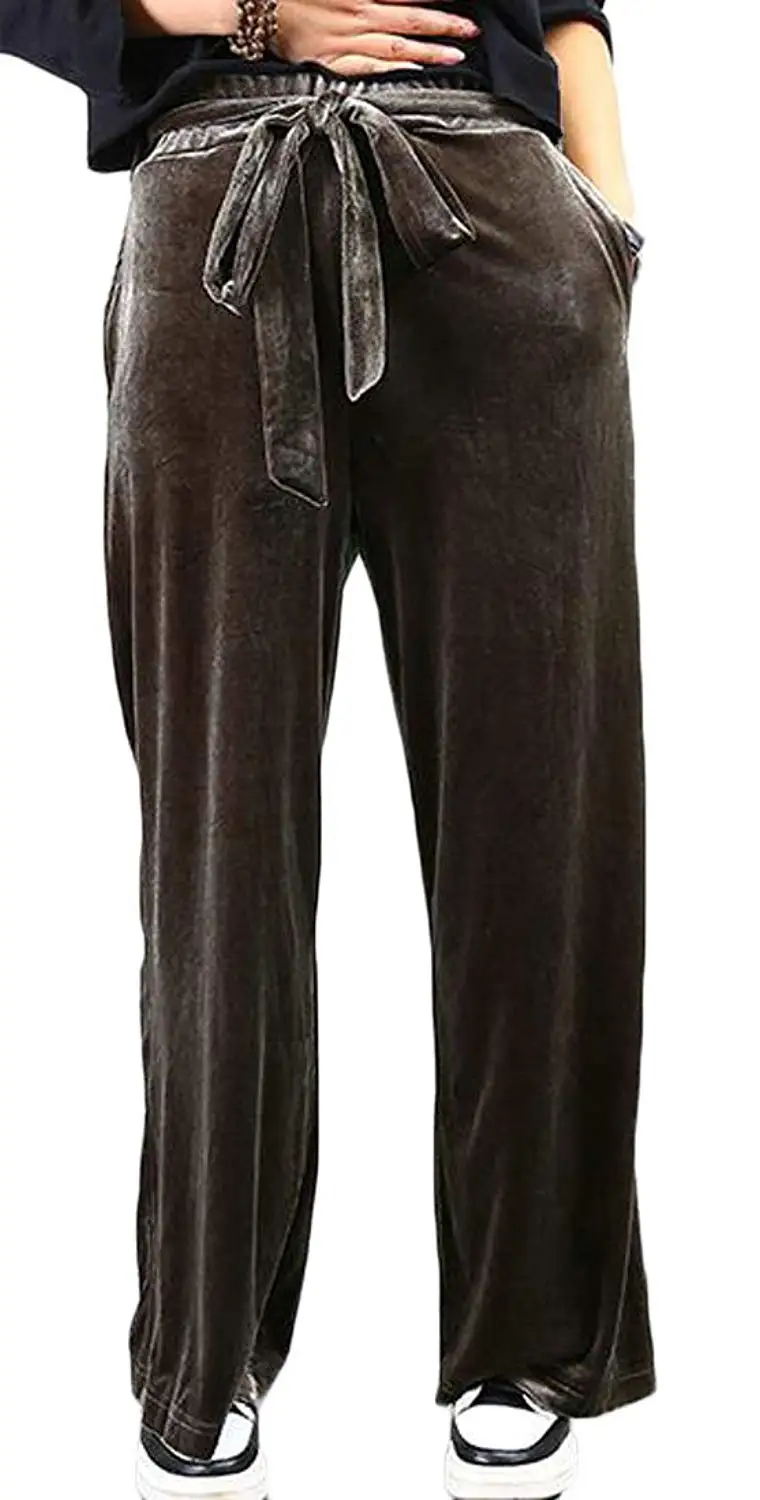 velour pants suits