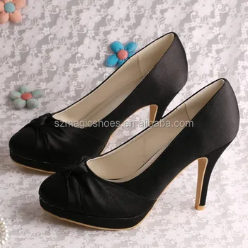 high heels black colour