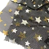 Comfortable and high quality polyester spandex mesh stretch composition glitter fabric for dress