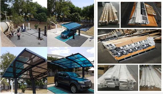 Aluminium carport