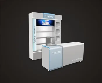 Cosmetic Shop Wood Showcase Design Perfume Display Stand In China Supplier Cosmetic Shop Wood Showcase Design Perfume Display Stand In China Supplier