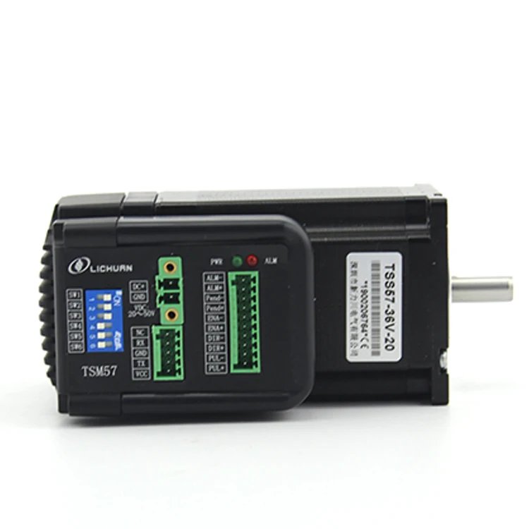 Nema23 57mm 24V~50VAC  1N.M  closed loop stepper motor drive  for Integrated motor