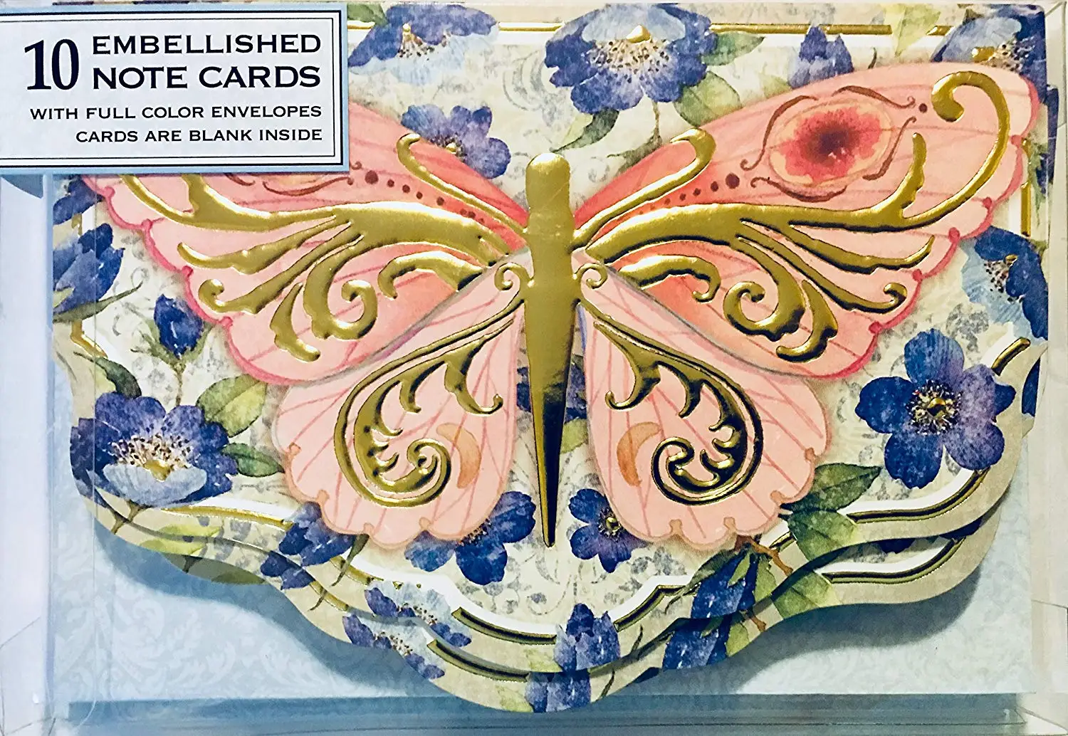 Buy Punch Studio DieCut Dragonfly Note Cards Set of 10 Blank Cards