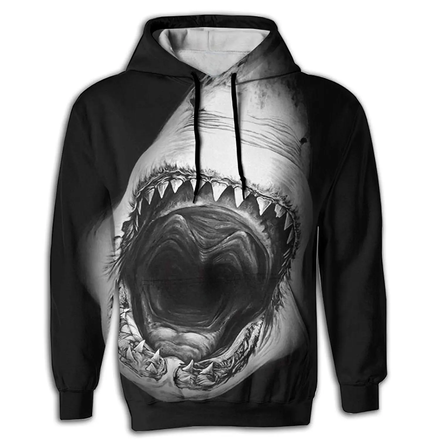 great white shark hoodie