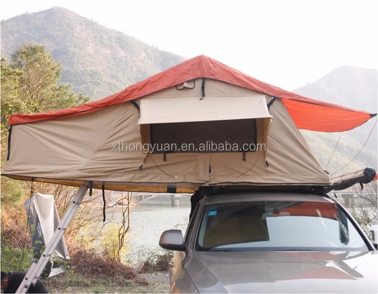 Customize Good Quality Aluminium Alloy Pole Portability Rooftop Tent
