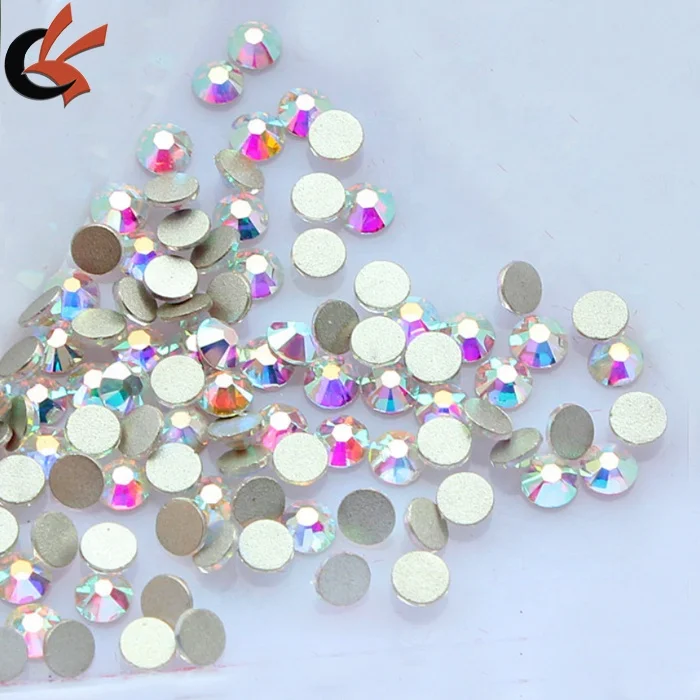 high quality non hot fix AB clear rhinestone.jpg