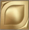 Middle east Tile prices Modern Gold Leather Button Tufted Wall Panel