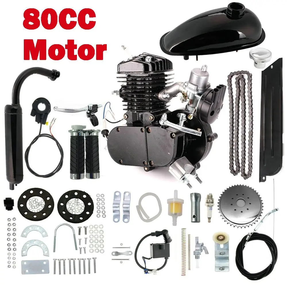 Buy 80cc Bike Engine Motor Kit 2Stroke Single Cylinder