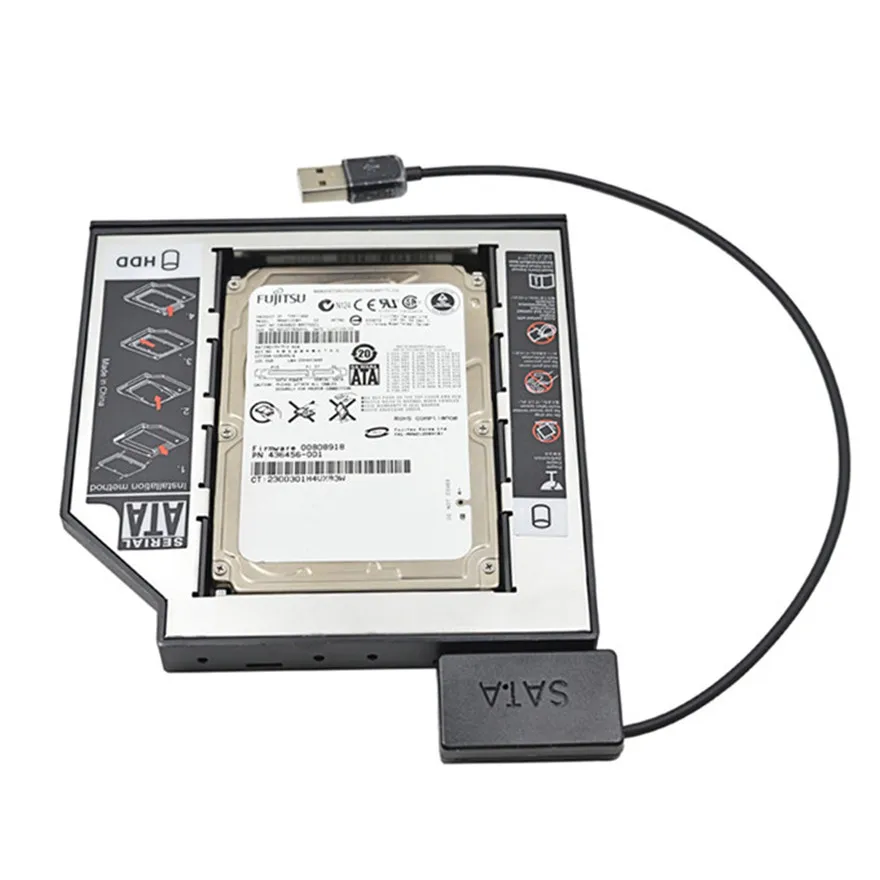 Generation Lll For Cdrom Dvd With Led 2.5 Hdd Usb 2.0 To Sata Cable