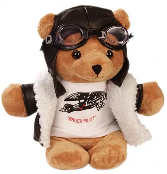 stuffed pilot bear