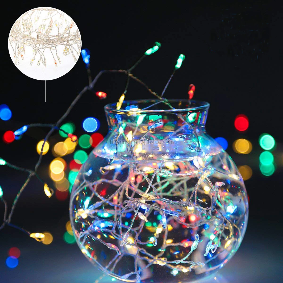 3aa Battery Fairy Lights Waterproof Silver Copper Wire String Starry