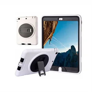 2017 Hot Sale 360 Degree Rotating hand strap shockproof case for ipad 5 4 3 2