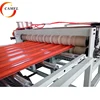 PVC+PMMA/ASA plastic color corrugated roof tile sheet production line