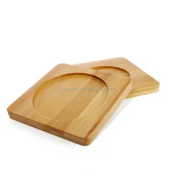 wooden cup coaster