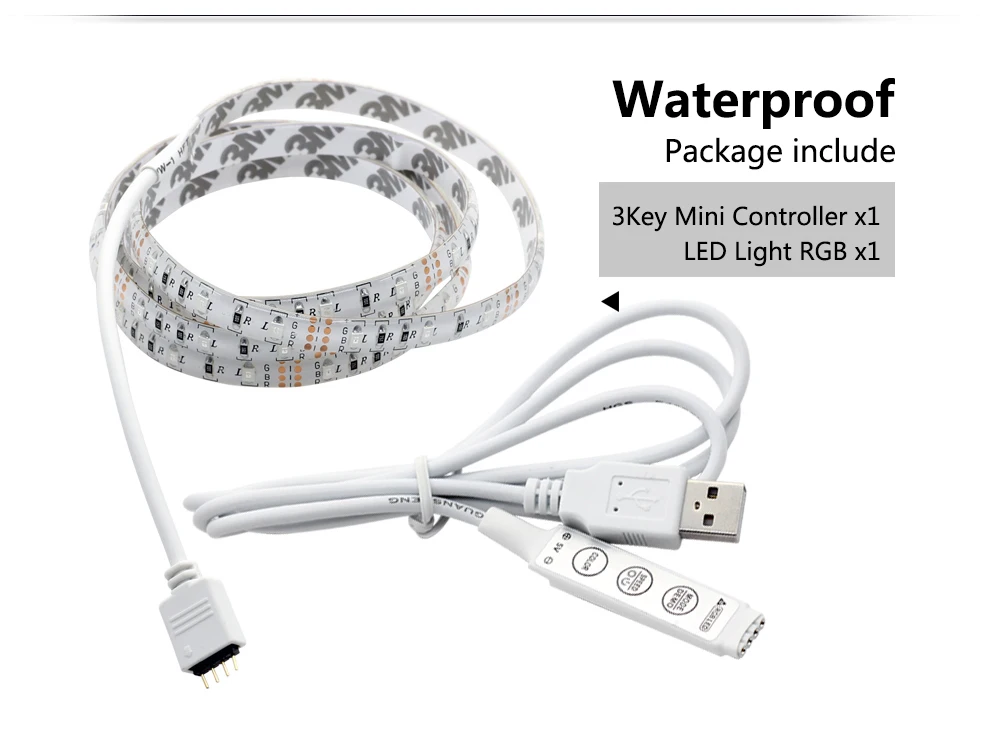 5V SMD2835 USB rgb LED strip light with low price