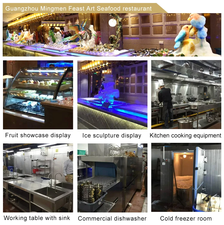 Hotel Commercial Fast food machine Mcdonalds kitchen equipment kfc fast