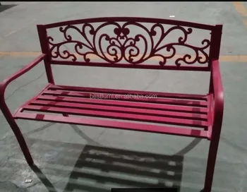 2017 Latest New Arrival 50 Patio Garden Bench Steel Outdoor Porch
