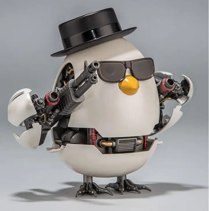 定制自己的压铸玩具鸡超人玩具鸡限量版玩具的礼物