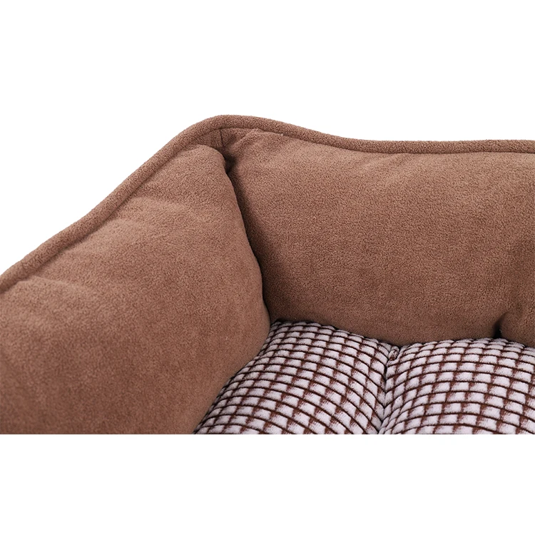 منتجات الحيوانات الأليفة 2019 لينة مربع دافئ وافق الحيوانات الأليفة الحيوانات الصغيرة الكلاب سرير وسادة اكسسوارات الحيوانات الأليفة السرير للكلاب