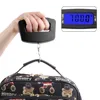 Black LED Digital 50Kg/10g Fish Hook Hanging Electronic Weighting Luggage Scales Mini Digital Hand Held Hook Hanging Scale