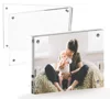 Transparent plexiglass flip photo frame custom size Acrylic Flip Photo Frame