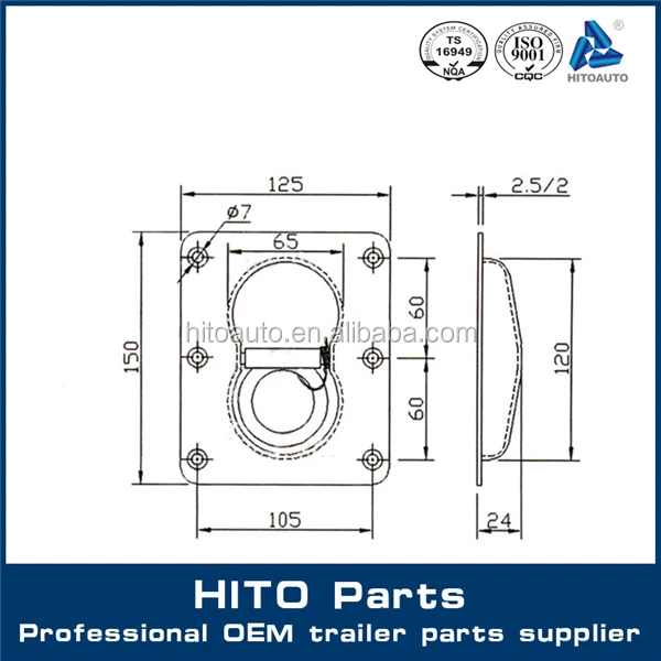 Stainless Steel Trap Door Ring Tie Down Ring Buy Stainless Steel Trap