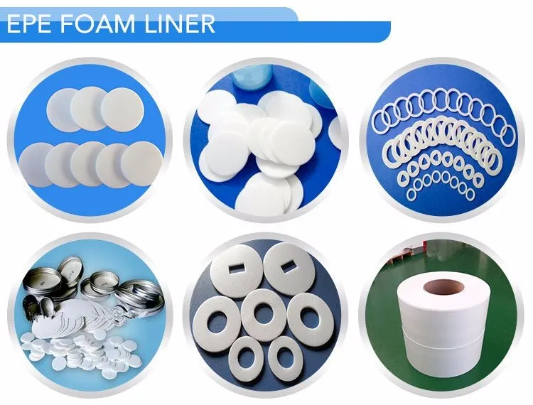 Pe Foam Seal Liner In Rolls Or Cut Pieces Buy Pe Foam Seal Liner,Cap