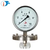China Wholesale Stainless Steel Diaphragm Pressure Gauge with Safety Glass Lens