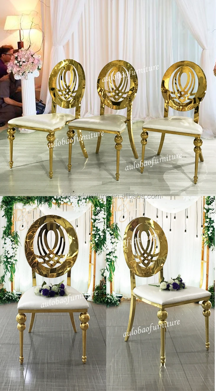 Golden Stainless Steel Luxury Wedding Throne Chairs Buy Wedding