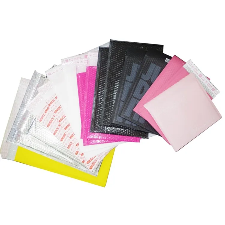 Wholesale Colored Poly Manila Bubble Padded Envelope Custom Mailer