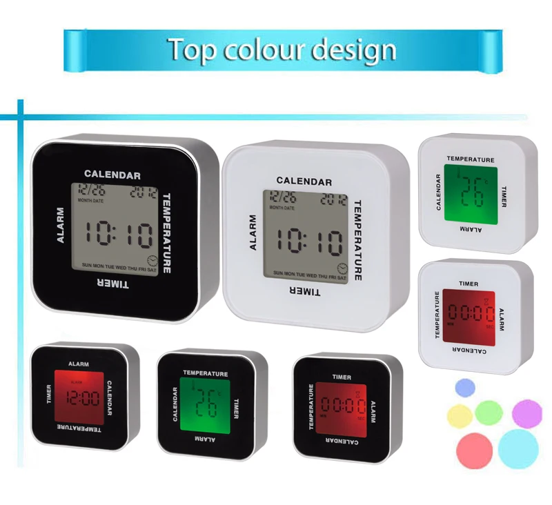Sunny Hot Sale Cheap Mini Digital Table Alarm Clock for Promotion