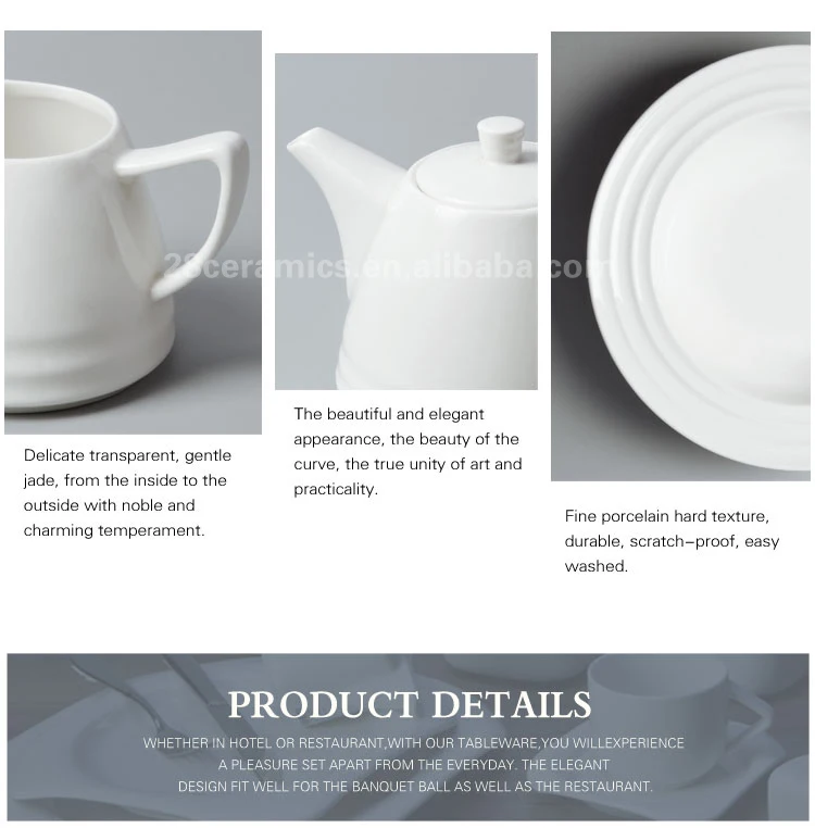 Wholesale ceramic ware china porcelain dinnerware set