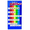 Double -Sided Graphing Food Wall Chart For Children Learning Pocket Chart