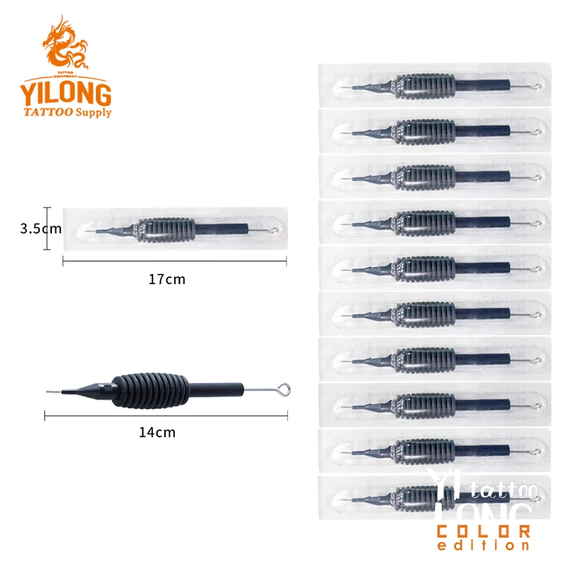 Yilong Professional Disposable Tattoo Grip With Needle For Tattoo