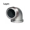 galvanized malleable iron pipe fitting 1092 plain male female equal 90 degree elbow