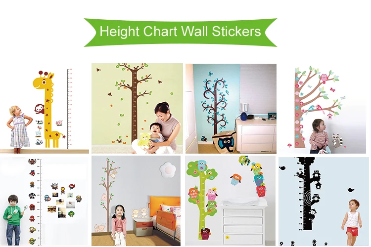 height wall sticker