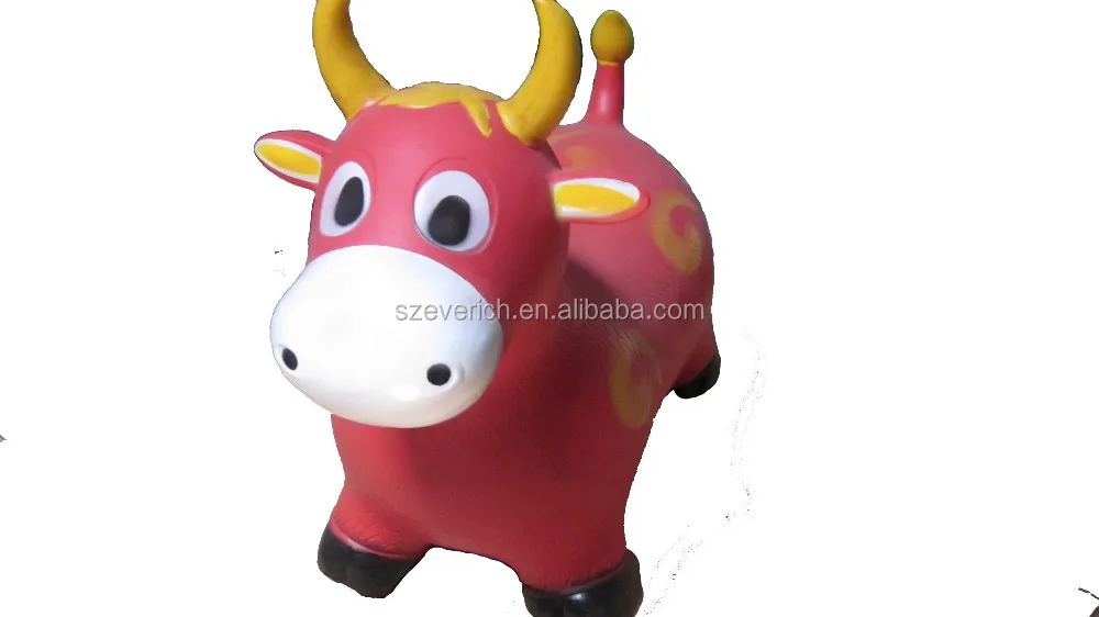 inflatable bouncy cow