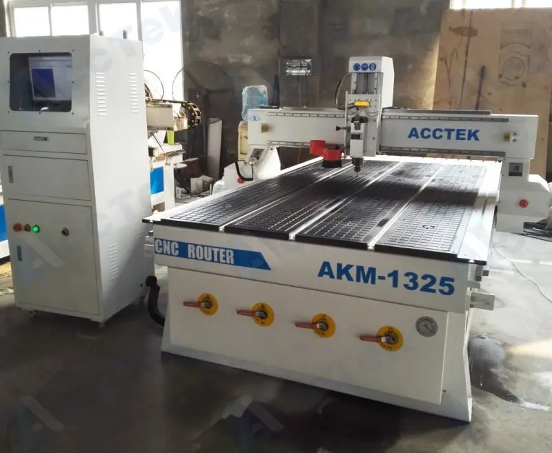 Jinan 1325 cnc router acctek / 3 axis vacuum table cnc router